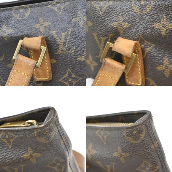 LOUIS VUITTON Cabas Piano Shoulder Bag Monogram Leather Brown M51148 33EF477 - Picture 9 of 15